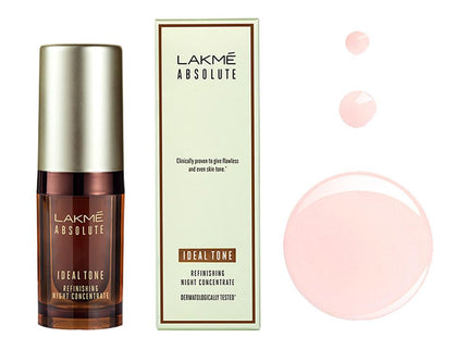 Lakme Absolute Ideal Tone Refinishing Night Concentrate - 15 ml