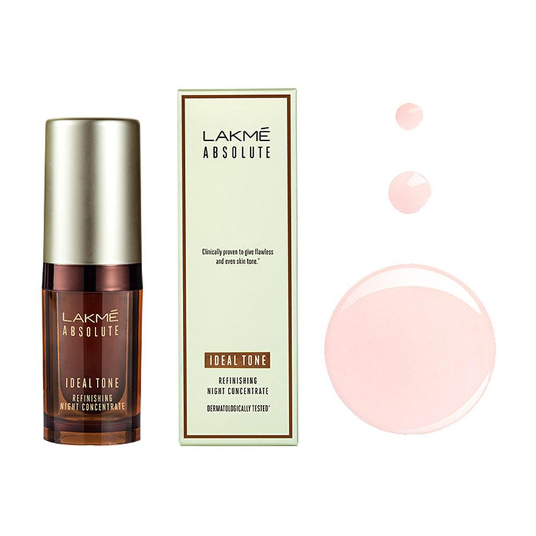 Lakme Absolute Ideal Tone Refinishing Night Concentrate - 15 ml