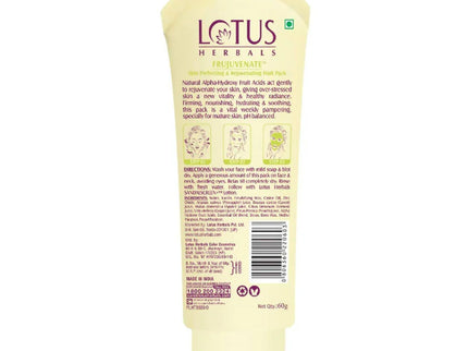 Lotus Herbals Frujuvenate Skin Perfecting and Rejuvenating Fruit Pack