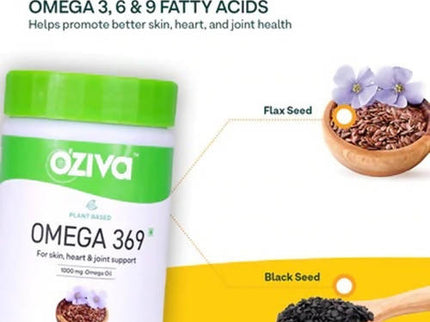OZiva Plant Based Omega 369 Capsules