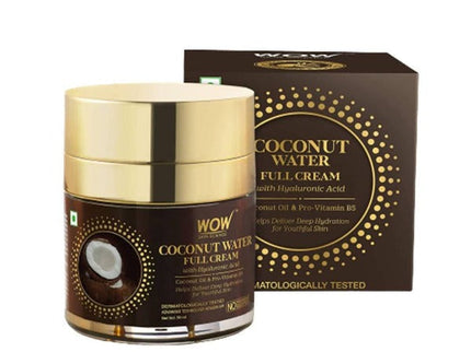 Wow Skin Science Coconut Water Full Cream With Hyaluronic Acid - 50 ml