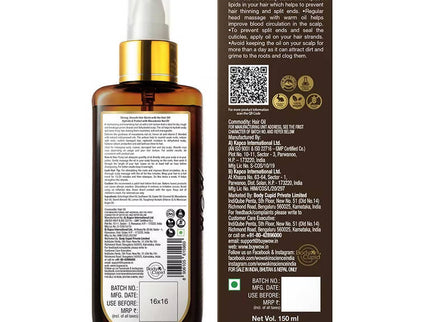 Wow Skin Science Macadamia Nut Hair Oil - 150 ml
