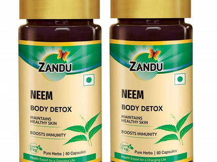 Zandu Neem Body Detox Capsules