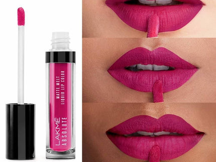 Lakme Absolute Matte Melt Liquid Lip Color Pink Heels - 6 gms