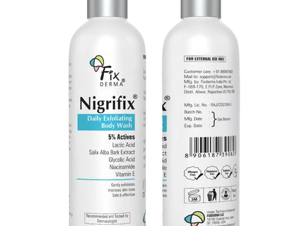 Fixderma Nigrifix Daily Exfoliating Body Wash - 200 ml