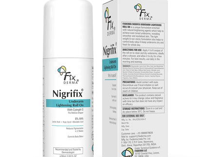 Fixderma Nigrifix Underarm Lightening Ocean Roll On - 60 ml