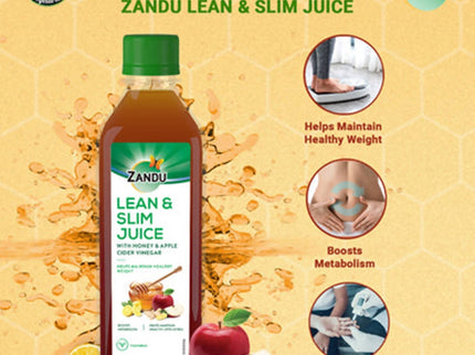 Zandu Lean & Slim Juice with Honey & Apple Cider Vinegar - 500 ml