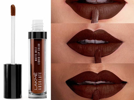 Lakme Absolute Matte Melt Liquid Lip Color Cocoa Butter - 6 ml