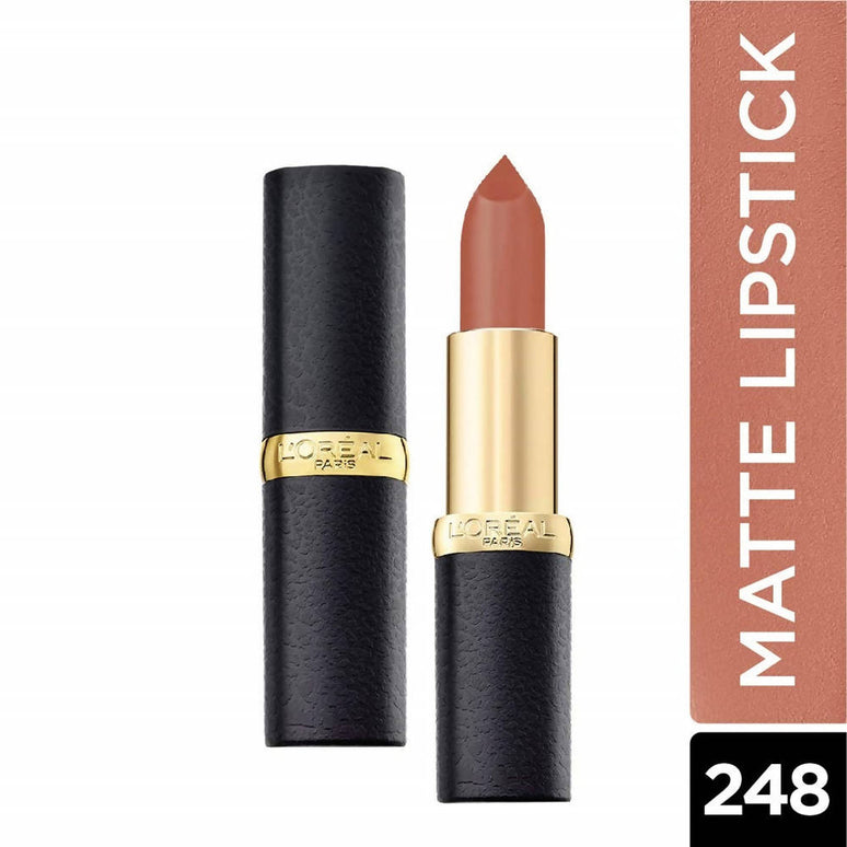L'Oreal Paris Color Riche Moist Matte Lipstick - 248 Flatter Me Nude - 3.7 gms