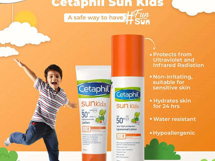 Cetaphil Sun Kids Spf 30+ IR PA++++ High Protection Lotion for Kids