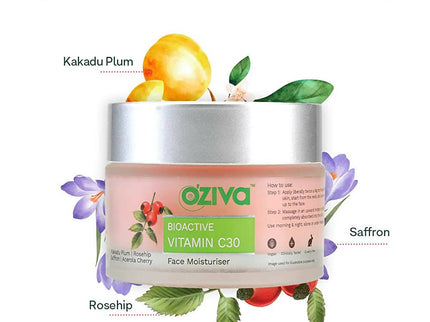 OZiva Bioactive Vitamin C30 Face Moisturiser