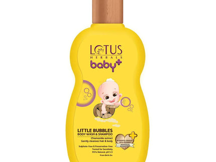 Lotus Herbals Baby+ Little Bubbles Body Wash & Shampoo