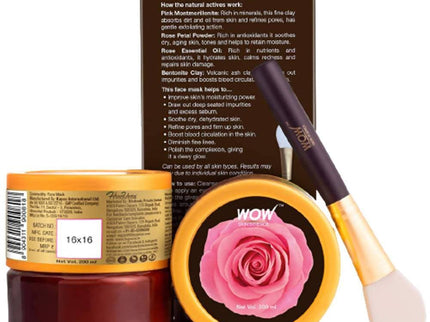 Wow Skin Science Pink Rose Clay Face Mask - 200 ml