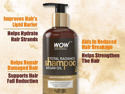 Wow Skin Science Total Radiance Shampoo - 300 ml