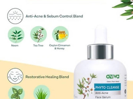 OZiva Phyto Cleanse Anti-Acne Face Serum