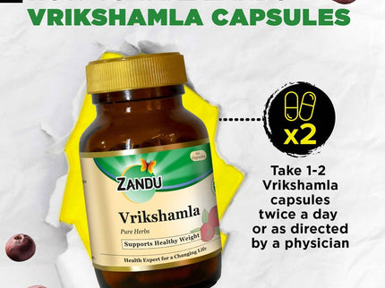 Zandu Vrikshamla Pure Herbs Capsules