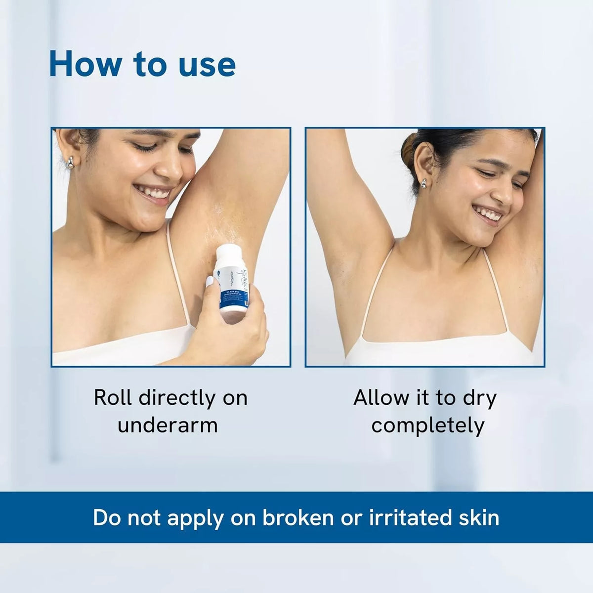 Be Bodywise 4% AHA BHA Underarm Roll on | Suitable for Sensitive Skin | 50ml