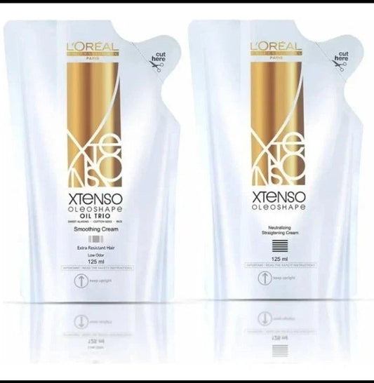 L’Oréal Paris X-Tenso Oleoshape Smoothing 125ml + Neutralising 125ml Hair Cream Combo Set