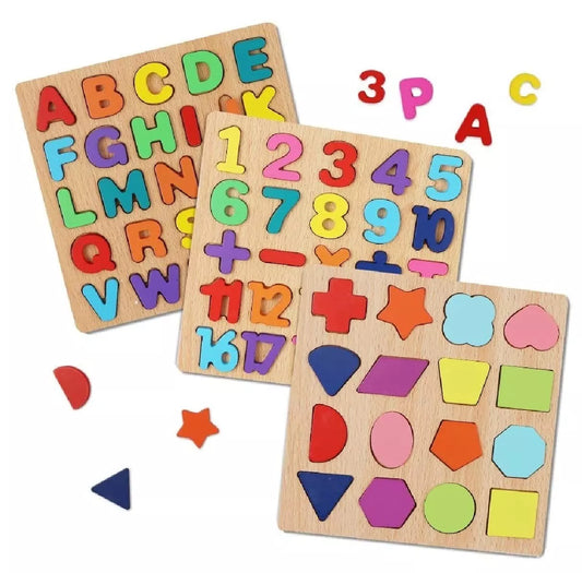 Chocozone Wooden Learning Educational Game Board for Kids, Puzzle Toys
