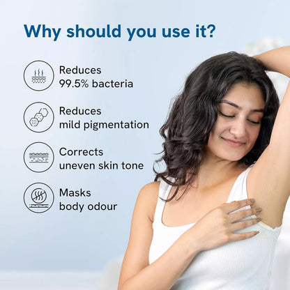 Be Bodywise 4% AHA BHA Underarm Roll on | Suitable for Sensitive Skin | 50ml