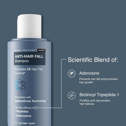 Bare Anatomy Expert Anti-Hair Fall Shampoo 5X Hairfall Control 250 ml