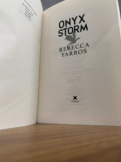 Onyx Storm-  Paperback