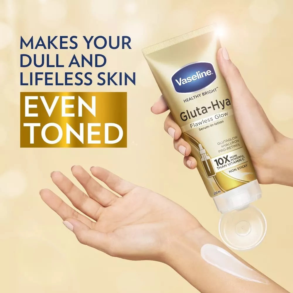 Vaseline Gluta-Hya Flawless Glow Serum-in-Lotion, 200 ml