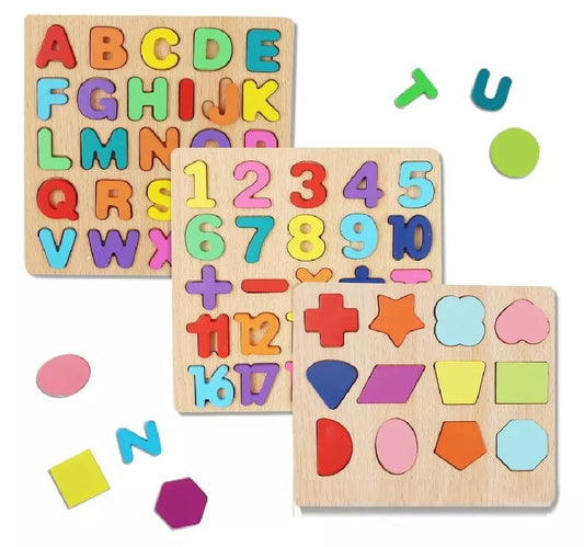 Chocozone Wooden Learning Educational Game Board for Kids, Puzzle Toys
