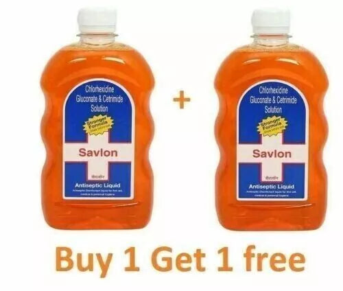 Savlon Antiseptic Liquid 2x 100ml First Aid Two Bottles