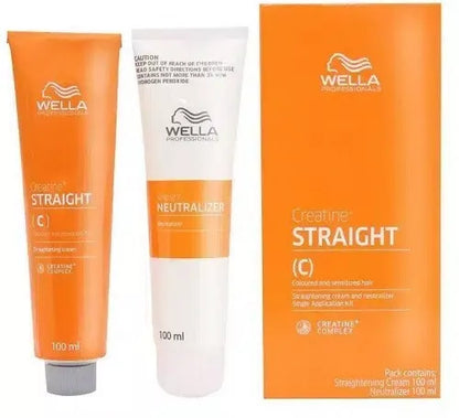 Wella Professionals Creatine+ (C) Cream & Neutilzer For Straight Hairs - 200ml