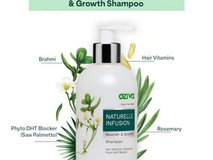 OZiva Naturelle Infusion Nourish & Growth Shampoo - 200 ml