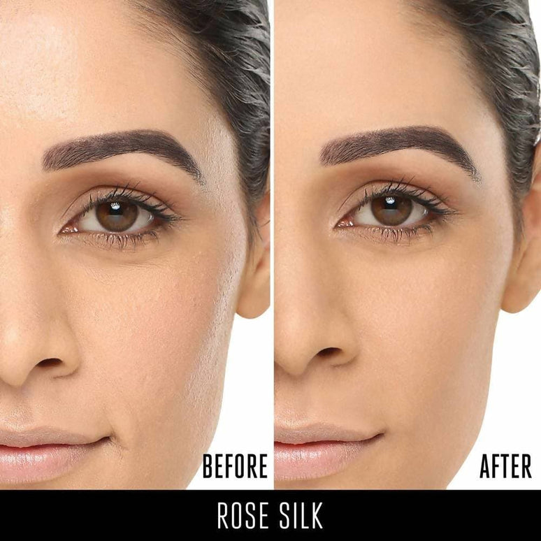 Lakme 9 To 5 Primer With Matte Powder Foundation Compact  Rose Silk - 9 gms