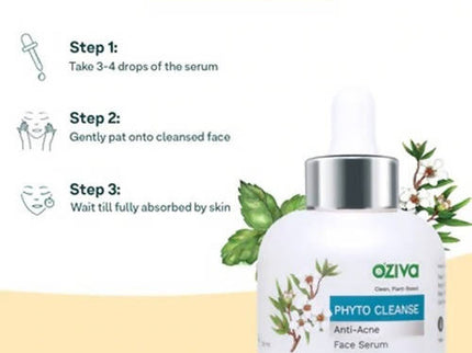 OZiva Phyto Cleanse Anti-Acne Face Serum