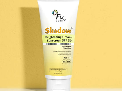Fixderma Shadow Brightening Sunscreen Cream SPF 50 - 50 gms