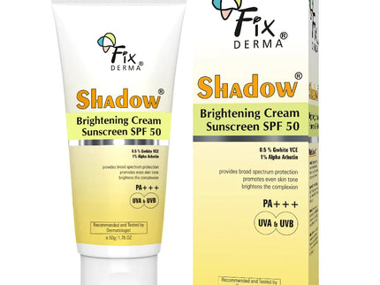 Fixderma Shadow Brightening Sunscreen Cream SPF 50 - 50 gms