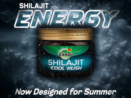 Zandu Shilajit Cool Rush Resin: 1st Ever Shilajit Resin - 10 gms