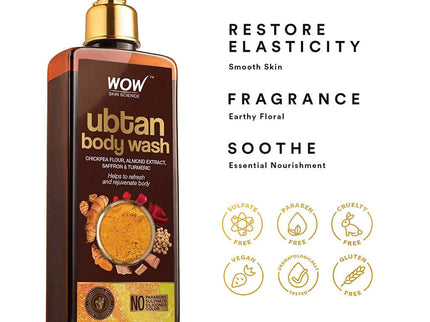 Wow Skin Science Ubtan Body Wash - 250 ml
