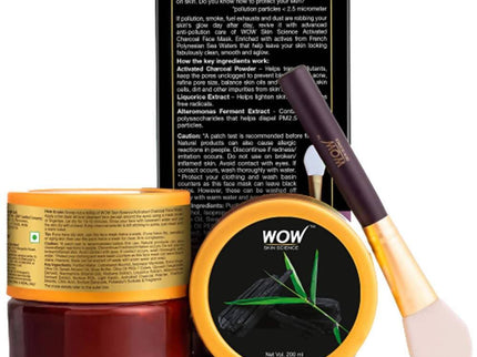Wow Skin Science Activated Charcoal Face Mask - 200 ml