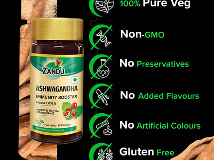 Zandu Ashwagandha Immunity Booster Capsules