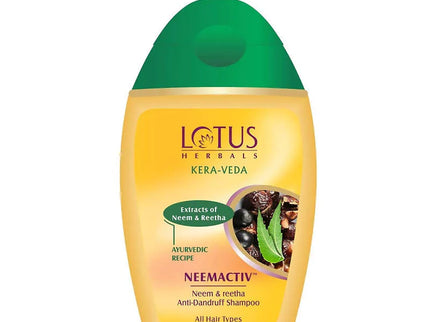 Lotus Herbals Kera-Veda Neemactiv Neem And Reetha Anti Dandruff Shampoo