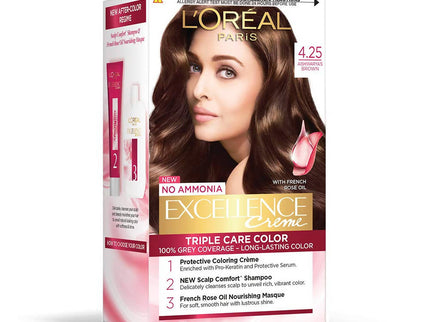 L'Oreal Paris Excellence Creme Hair Color - 4.25 Aishwarya's Brown