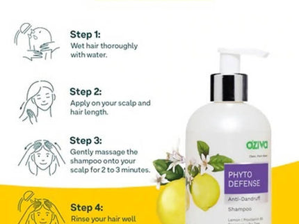 OZiva Phyto Defense Anti-Dandruff Shampoo - 200 ml