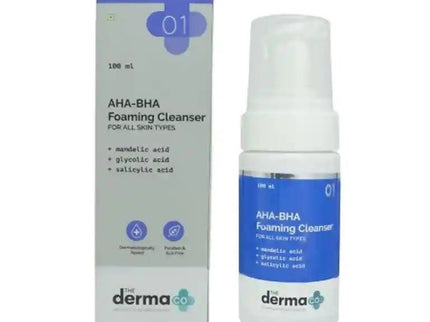 The Derma Co 3% AHA-BHA Foaming Face Wash - 100 ml