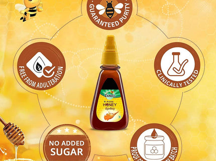 Zandu Pure Honey - Squ Easy Pack - 400 ml