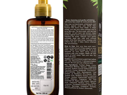 Wow Skin Science Anti Acne Face Wash