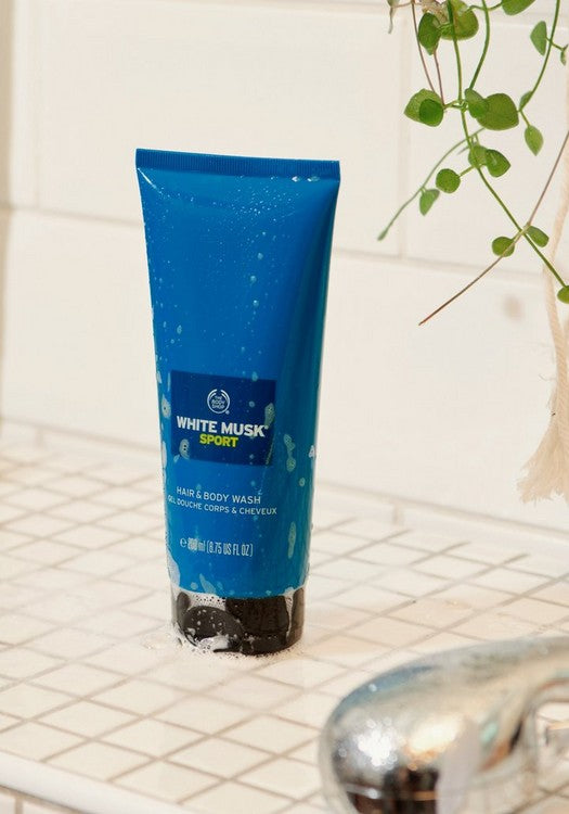 The Body Shop White Musk Sport Hair & Body Wash - 200 ml