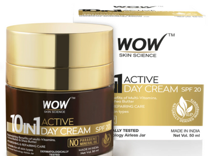 Wow Skin Science 10 in 1 Active Day Cream SPF 20