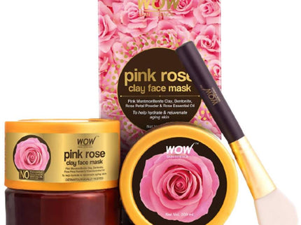 Wow Skin Science Pink Rose Clay Face Mask - 200 ml