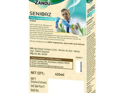 Zandu Seniorz Daily Health Booster Syrup