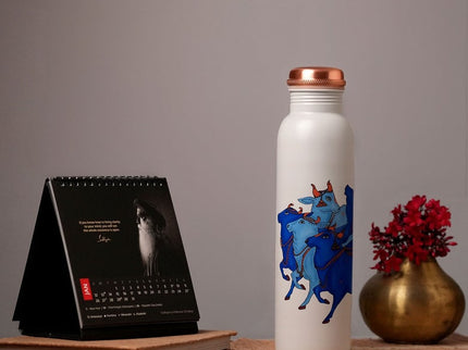 Isha Life Nandi Copper Bottle -  950 ml